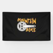 Mountain Bike Art Spandoek (Horizontaal)