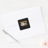 Mountain Bike Art Vierkante Sticker (Envelop)