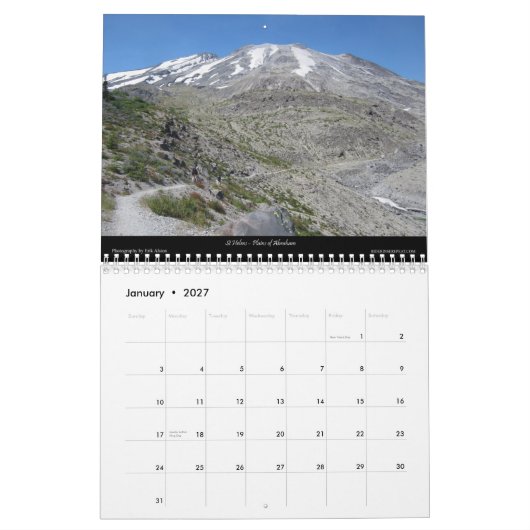 Mountain Bike-bestemmingen Kalender (Jan 2027)