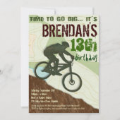 Mountain Bike - Bike Party - Uitnodiging (Voorkant)