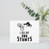 Mountain Bike Biking Bicycle Downhill Gift Idee Briefkaart (Staand voorkant)