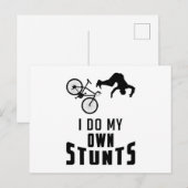 Mountain Bike Biking Bicycle Downhill Gift Idee Briefkaart (Voorkant / Achterkant)