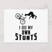 Mountain Bike Biking Bicycle Downhill Gift Idee Briefkaart (Voorkant)