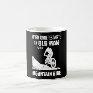 Mountain Bike Biking Bicycle Underestimate Gift Koffiemok