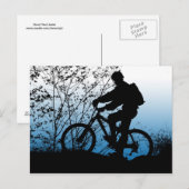 Mountain Bike Briefkaart (Voorkant / Achterkant)
