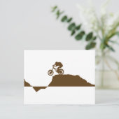 Mountain Bike Briefkaart (Staand voorkant)