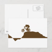 Mountain Bike Briefkaart (Voorkant / Achterkant)
