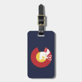 Mountain Bike Colorado Bagagelabel (Voorkant verticaal)