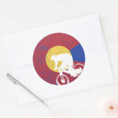 Mountain Bike Colorado Ronde Sticker (Envelop)
