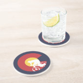 Mountain Bike Colorado Zandsteen Onderzetter (Zijkant)