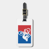 Mountain Bike Crash All Star Bagagelabel (Voorkant verticaal)