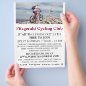 Mountain Bike Cycling Club Advertising Flyer (Hand)