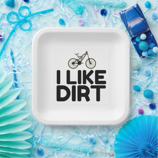 MOUNTAIN BIKE DIRT PAPIEREN BORDJE (Feest)