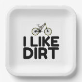 MOUNTAIN BIKE DIRT PAPIEREN BORDJE (Voorkant)