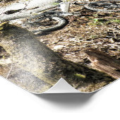 MOUNTAIN BIKE FOTO AFDRUK (Hoek)