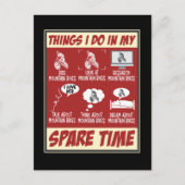 Mountain Bike Funny MTB Humor Biking Briefkaart (Voorkant)