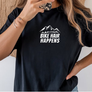 Mountain Bike Girl Ironie wit Tri-Blend Shirt
