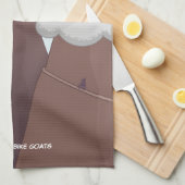 Mountain Bike Goats Hand Towel Theedoek (Quarter Fold)