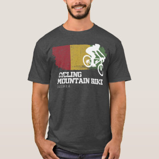 Mountain Bike Guinea MTB Biker Biking Womens Cycli T-shirt