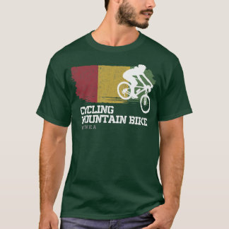 Mountain Bike Guinea MTB Biker Biking Womens Cycli T-shirt