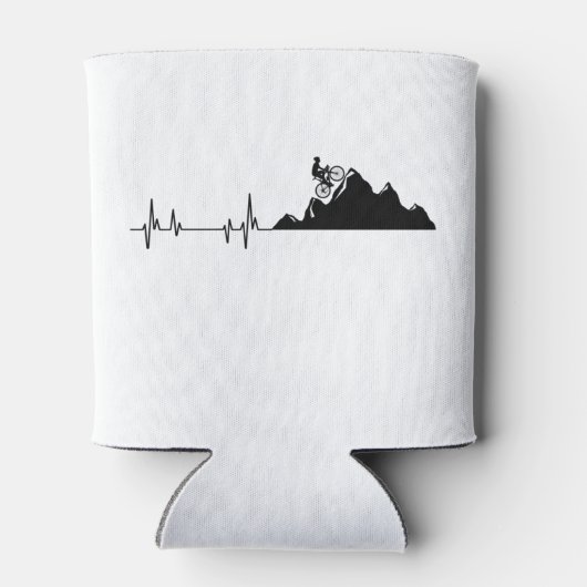 Mountain Bike Heartbeat Blikjeskoeler (Achterkant)