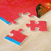 Mountain Bike Jump - BMX Rider Legpuzzel (Zijkant)