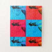 Mountain Bike Jump - BMX Rider Legpuzzel (Verticaal)