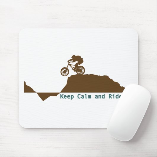 Mountain Bike - Keep Calm Muismat (Met muis)