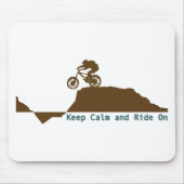 Mountain Bike - Keep Calm Muismat (Voorkant)