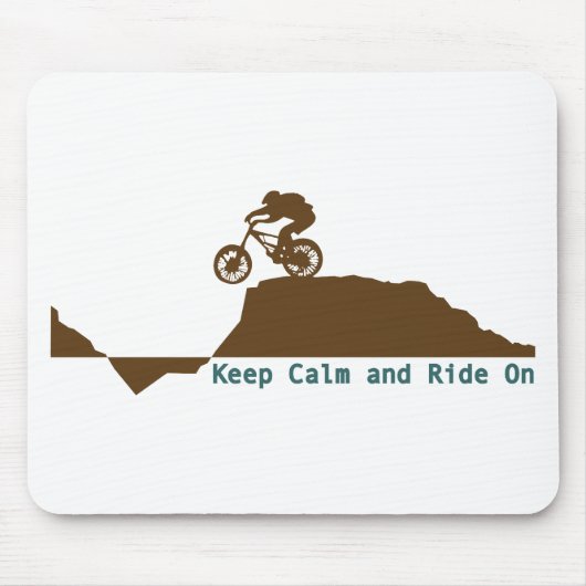 Mountain Bike - Keep Calm Muismat (Voorkant)