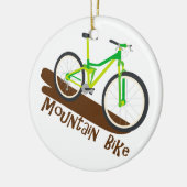 Mountain Bike Keramisch Ornament (Links)