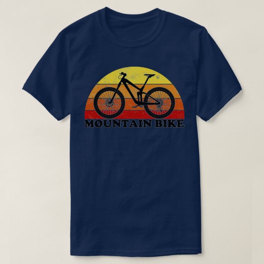 Mountain Bike  kleuren T-shirt (Design voorkant)