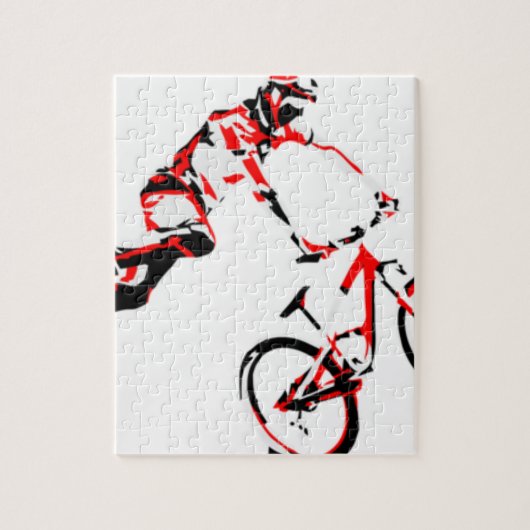 Mountain Bike Legpuzzel (Verticaal)