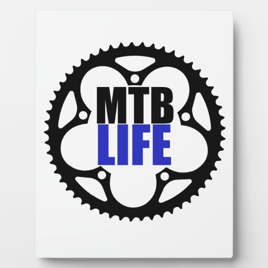 Mountain Bike Life Fotoplaat (Voorkant)