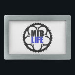 Mountain Bike Life Gesp<br><div class="desc">Jij rijdt, dat is wat je doet. Singletrack, bergafwaarts, of op het pompspoor, ben je een mountainbiker. Toon dit ontwerp aan show waar u over gaat!</div>