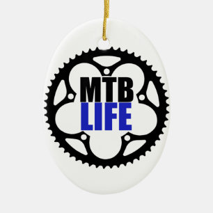 Mountain Bike Life Keramisch Ornament