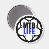 Mountain Bike Life Magneet (Voorkant / Achterkant)