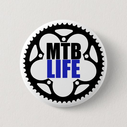 Mountain Bike Life Ronde Button 5,7 Cm (Voorkant)