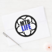 Mountain Bike Life Ronde Sticker (Envelop)