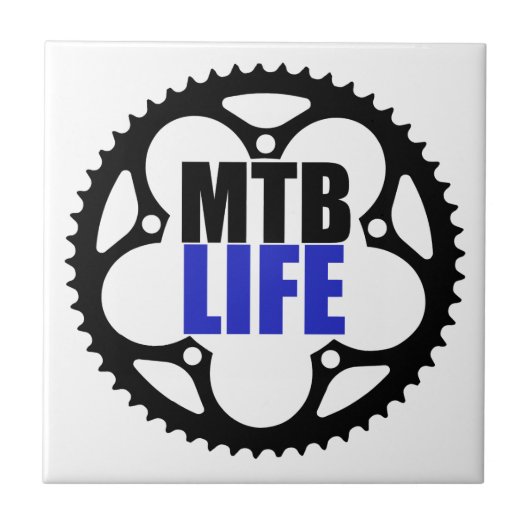 Mountain Bike Life Tegeltje (Voorkant)