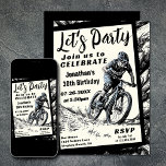 Mountain Bike Moderne Schets Stijl Verjaardag Kaart<br><div class="desc">Introductie van onze Mountain Bike Modern Sketch Style Invitation - een eerbetoon aan de sensatie van outdoor avontuur. Met zijn eigentijdse schetsachtige illustratie belichaamt het de essentie van adrenaline-pompende ritten en exploratie. Voor fervente mountainbikers, het veroveren van paden met elk pedaal, belooft deze uitnodiging opwinding en plezier. Maak je klaar...</div>