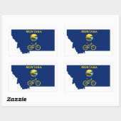 Mountain Bike Montana Rechthoekige Sticker (Vel)