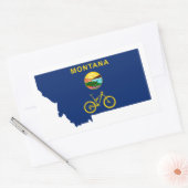 Mountain Bike Montana Rechthoekige Sticker (Envelop)