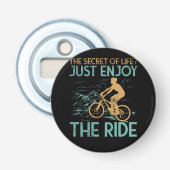 Mountain Bike Mountain Biker Button Flesopener (Voorkant)