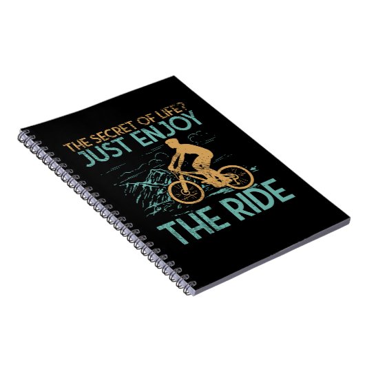 Mountain Bike Mountain Biker Notitieboek (Rechterzijde)