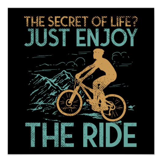 Mountain Bike Mountain Biker Perfect Poster (Voorkant)