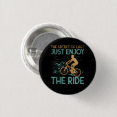 Mountain Bike Mountain Biker Ronde Button 3,2 Cm (Voorkant /achterkant)