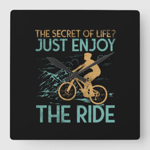 Mountain Bike Mountain Biker Vierkante Klok