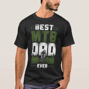 Mountain Bike MTB Beste MTB Pap Ooit Pap Vader T-shirt