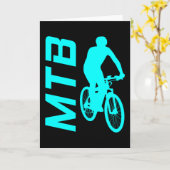 Mountain Bike MTB Bike Mountain Biker Gift Kaart (Gele Bloem)